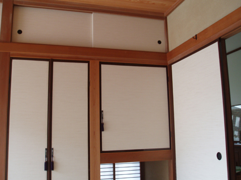 襖張替　障子張替　藤沢