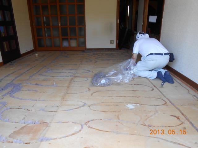 ウールカーペット　カーペット張替　藤沢リフォーム　辻堂リフォーム