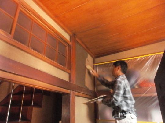 塗り壁補修　和室壁　藤沢リフォーム　辻堂リフォーム