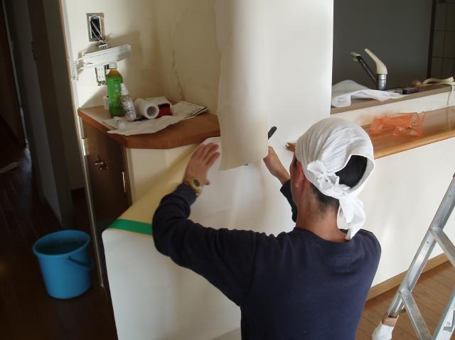 内装リフォーム　クロス張替　藤沢　辻堂　茅ヶ崎