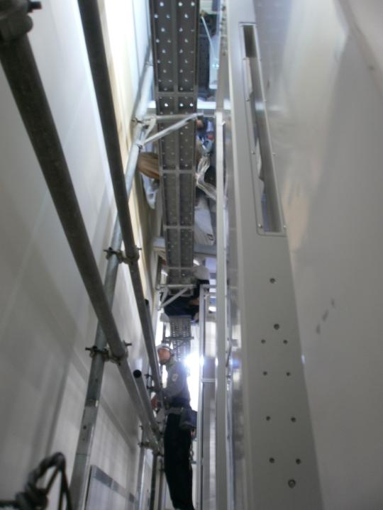 工場リフォーム　防塵クロス