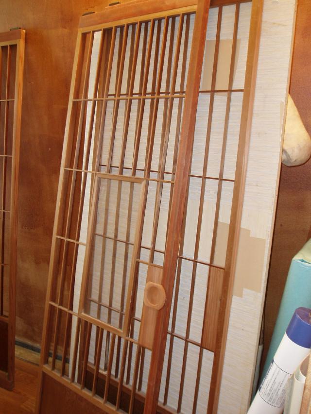 防炎強化障子　障子張替　藤沢市リフォーム